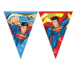 Papier-Banner mit Flaggen Superman Krypton dreieckig