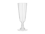 Plastic Champagne Flutes Transparent 150 ml 8 pcs