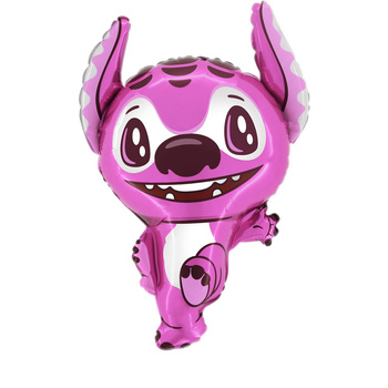 Balon foliowy Stitch różowy Lilo Angel, 75cm Grabo
