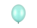 Balony lateksowe Strong, Miętowe, Metallic Mint Green, 30cm, 100 szt.