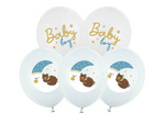 Balony 30 cm, Baby boy, 6szt.